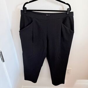 Eileen Fisher black Ponte pants--Size 1X